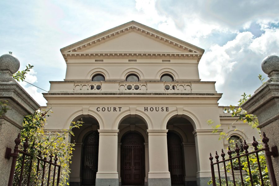 Historic county courthouse building